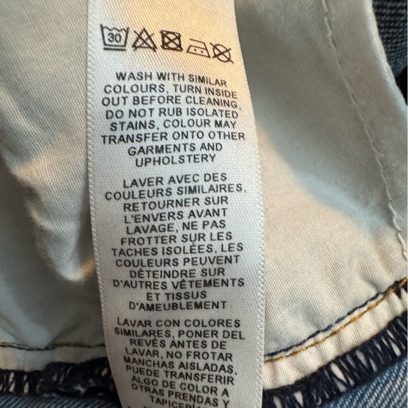 Stylish ASOS Patchwork Blue Denim Skinny Jeans EUC - Picture 7 of 8